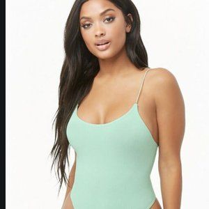 XXI bodysuit in teal